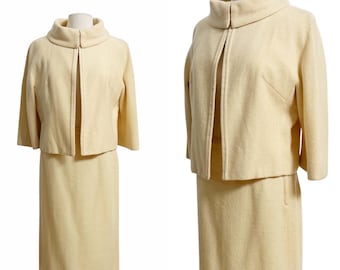 1960s Lilli Ann Suit / Vintage Lilli Ann / Wool Suit / Size Large