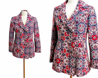 Blazer de Neiman Marcus de los años 70 / Blazer de los años 70 / Talla mediana