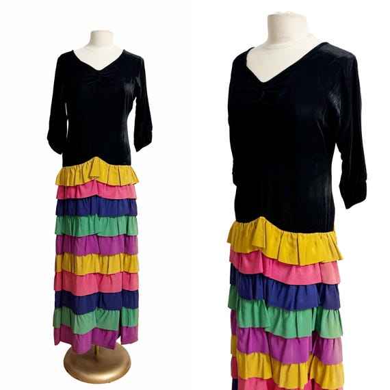 1940s Gown / 1940s Formal Dress / 1940s Evening D… - image 1