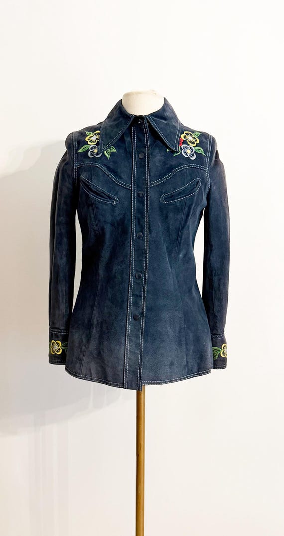 1970s Western Jacket / Vintage Western Wear / Sue… - image 2