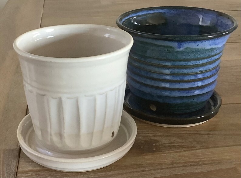 Planters. Wheel Thrown Stoneware Pottery. - Etsy Australia