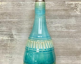 Pottery Oil Bottle Wheel Thrown
