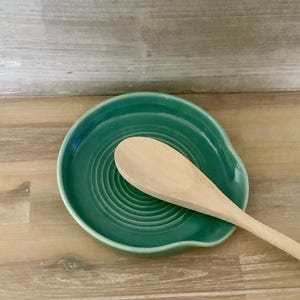 Spoon Rest Wheel Thrown Pottery