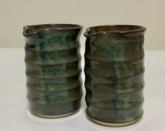 Jug/pourer wheel thrown pottery
