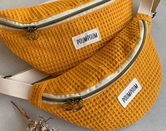 Belt bag - Yellow honeycomb