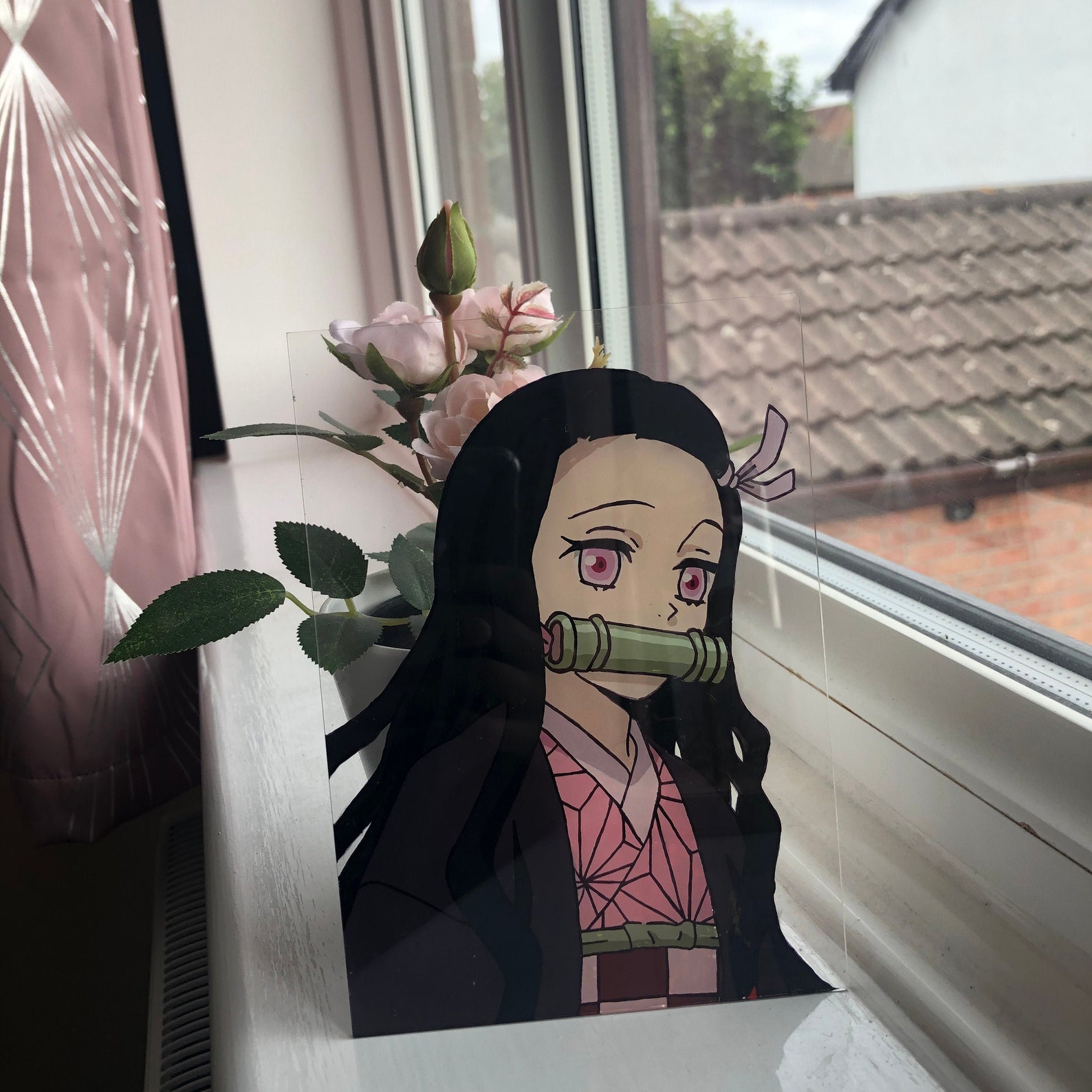 nezuko canvas painting