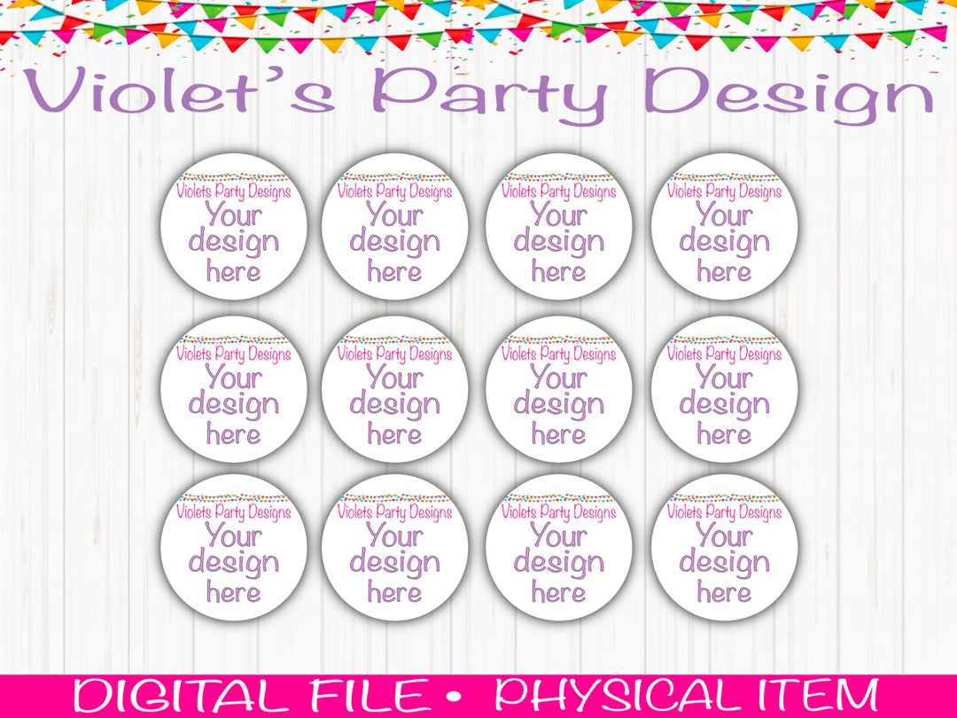 Custom Birthday Stickers, Custom Birthday Pintables,custom Party