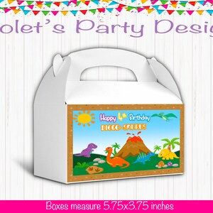 Dinosaur Gable Boxes, Custom Dinosaur Cake Topper, T-rex Cake Topper, roar cake topper, Dino party cake topper, Birthday cake topper