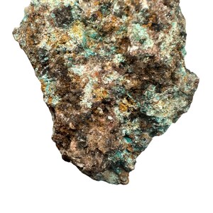 Chrysocolla on Tennorite Tentadora Mine, Peru Crystal Mineral Specimen