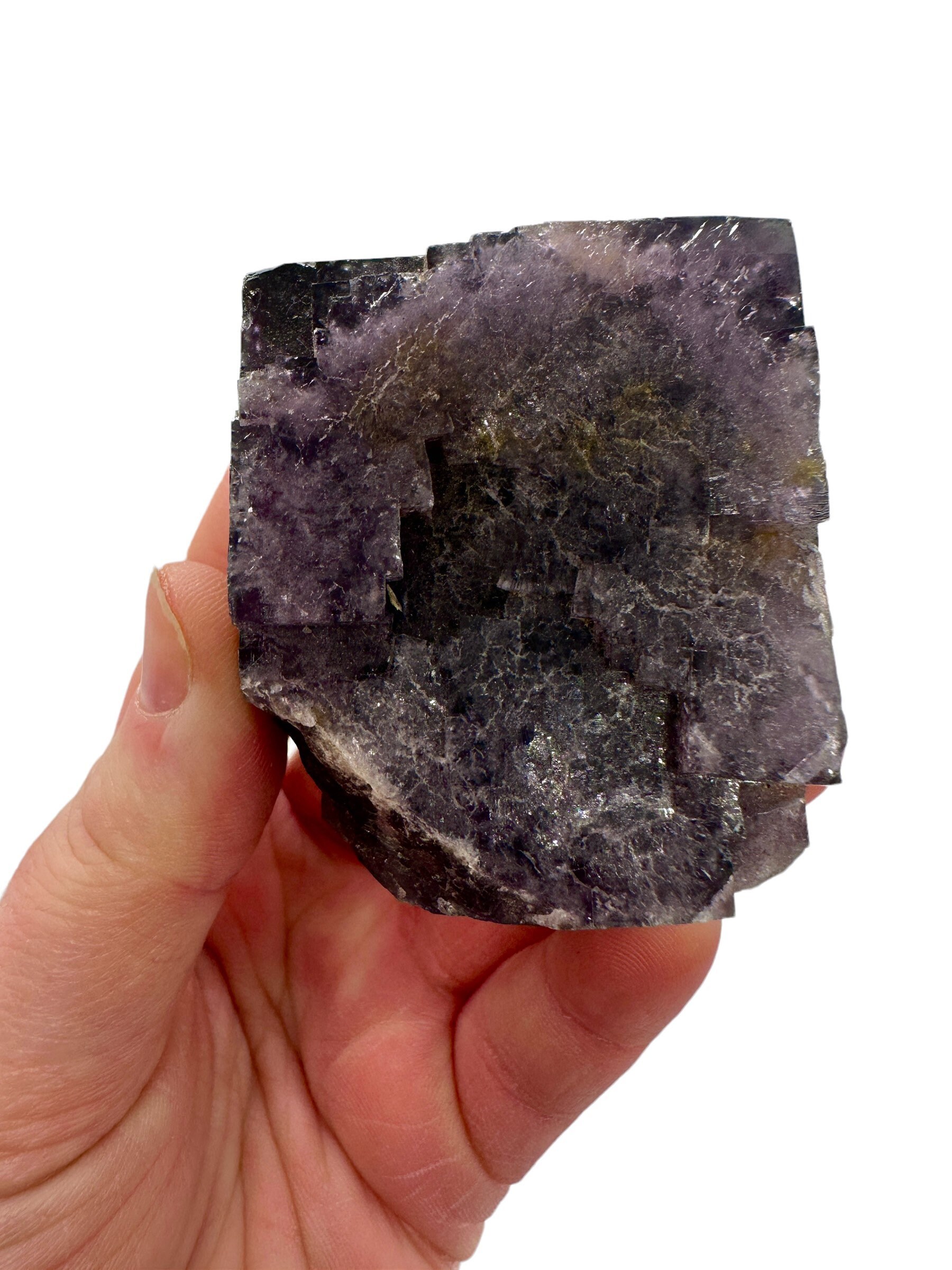 美品✨パープルレイン ポケット フローライト クラスター 美品✨パープルレイン ポケット フローライト クラスター