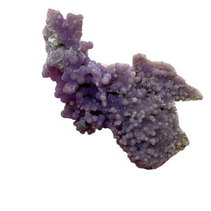 Ein Lila Trauben Achat Amethyst auf Matrix Chalcedon Mineral Edelstein Kristall KOSTENLOSER VERSAND