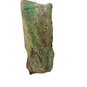 Chrysocolla on Quartz La Tentadora Mine, Peru Crystal Mineral Specimen