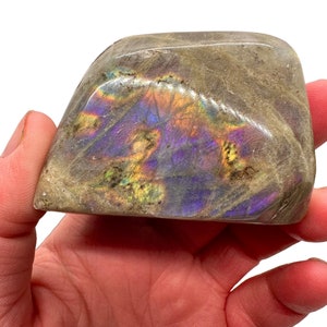 Small Pink Purple Blue and Rainbow Flash Labradorite Freeform  Tower Crystal Gemstones MUST SEE Mineral Specimens