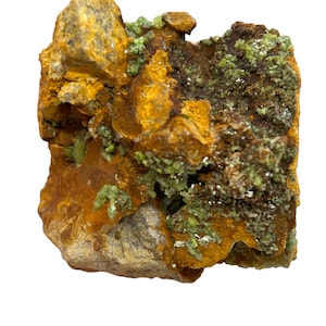 Rare Big Green Pyromorphite from Ussel France  Crystal Mineral Specimen