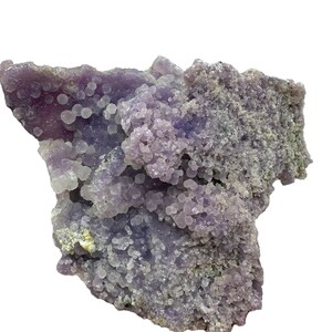 A Purple Grape Achat Amethyst Chalcedon Mineral Specimen Edelstein Kristall botryoidal Cluster
