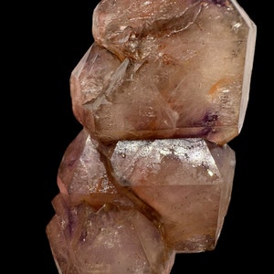 An XL Smoky Quartz Hematite & Amethyst Elestial Crystal Cluster MUST SEE with Purple Phantoms
