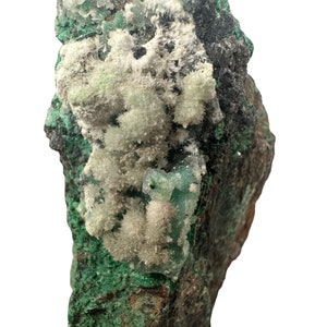 Chrysocolla on Tennorite La Tentadora Mine, Peru Crystal Mineral Specimen