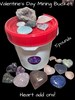 HUGE- Heavy 6-7  Pounds of Raw Rock Mining Buckets Birthday Gift  Geode Tumbles Agates Rhodonite Rose Quartz Rainbow Obsidian Sand Digging 