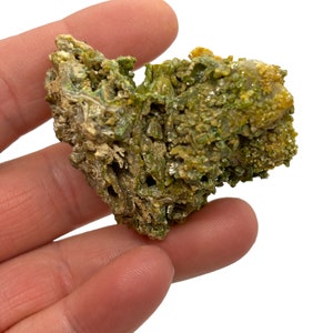 Rare Big Green Pyromorphite from Ussel France  Crystal Mineral Specimen