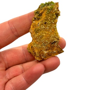 Rare Big Green Pyromorphite from Steinbach France  Crystal Mineral Specimen