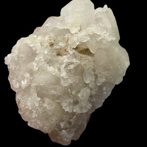 A Large Dumortierite in Quartz Cluster Crystal Extra Growth Mineral Specimen Gemstone