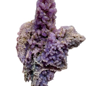 A Purple Grape Achat Amethyst Chalcedon Mineral Specimen Edelstein Kristall botryoidal ClusterI