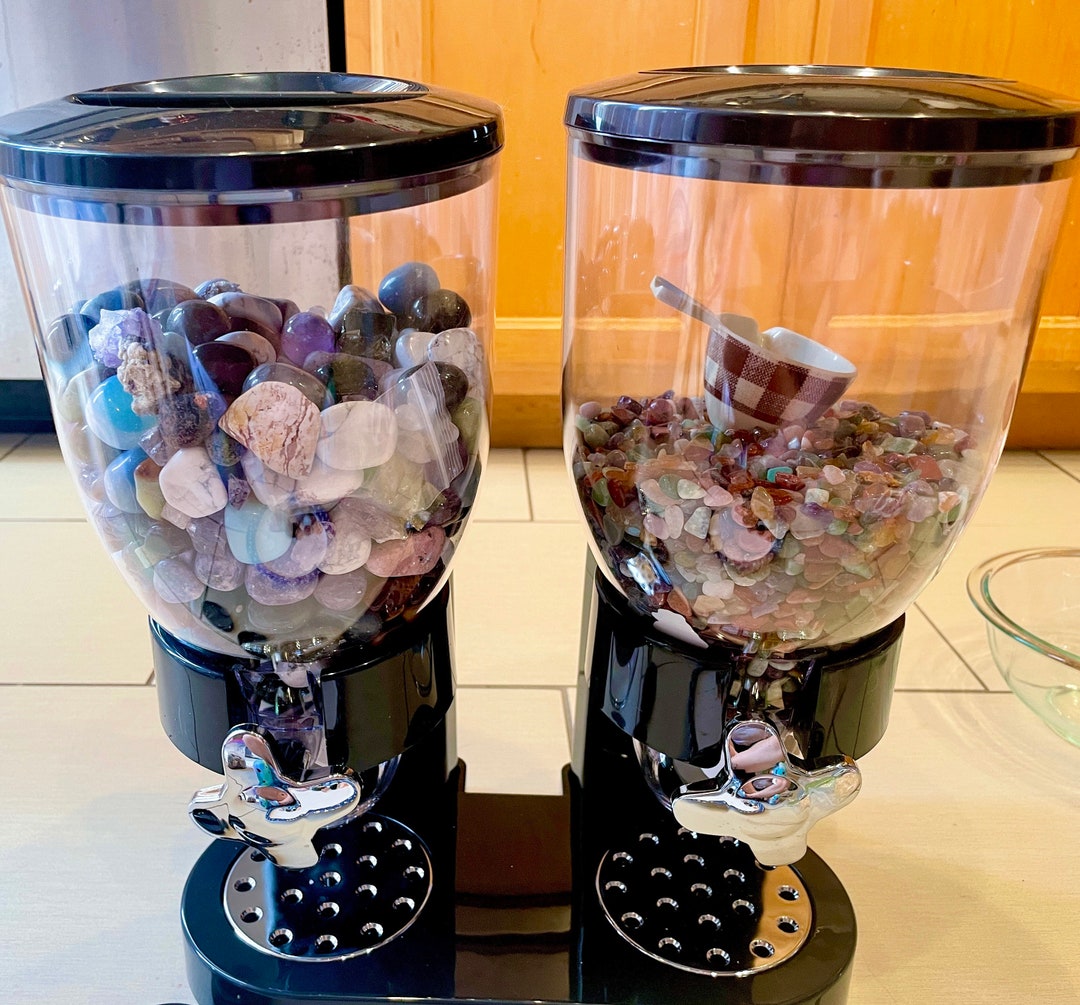 Vending Machine Crystal Confetti Scoop of Full Size Tumbled Stone ...