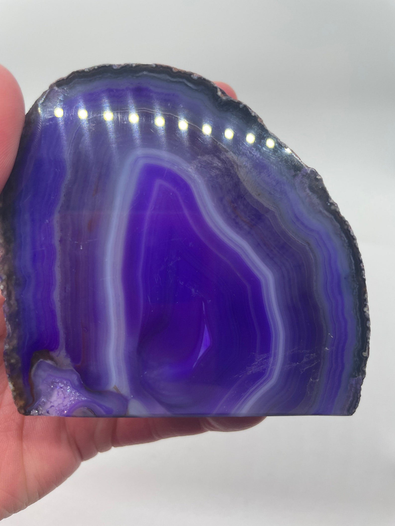 Purple Rock Druzy Geode Mineral 388 grams 3x3 inch Etsy