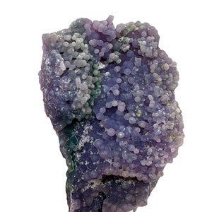 A Purple & Green Grape Achat Amethyst Chalcedon Mineral Specimen Edelstein Kristall botryoidal Cluster