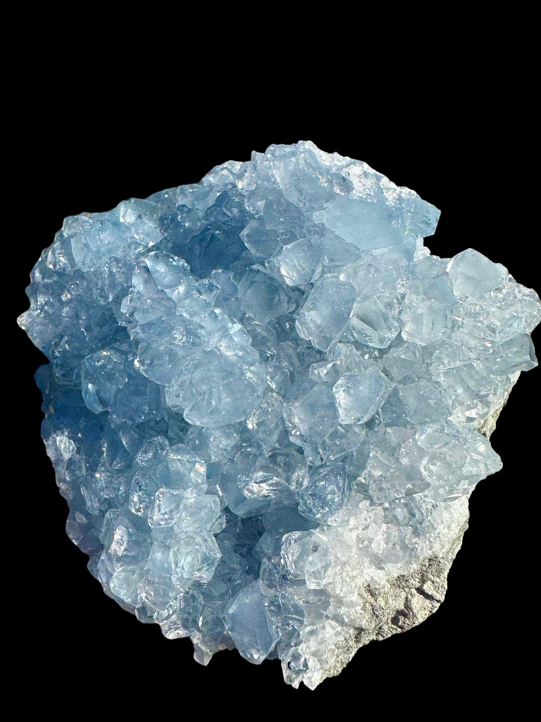 Tabular For Rocks 2 Pound Baby Blue TABULAR Celestine Geode Crystal Rock Mineral Specimen ...