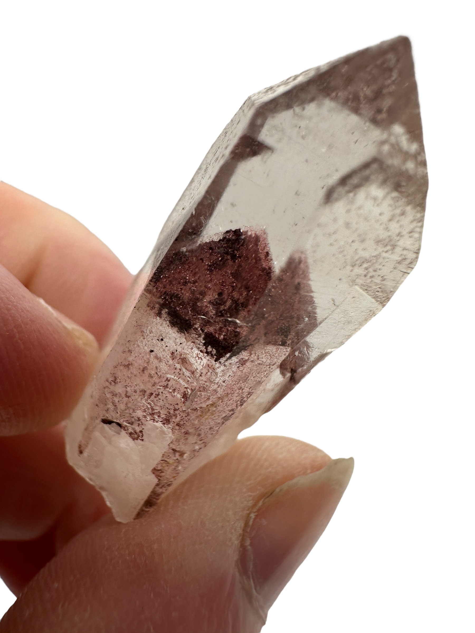 Buy A Gorgeous Terminated Dark Red Phantom Quartz in Gemstone