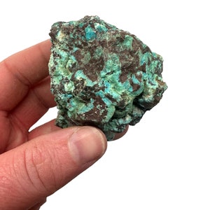 Chrysocolla on Tennorite La Tentadora Mine, Peru Crystal Mineral Specimen