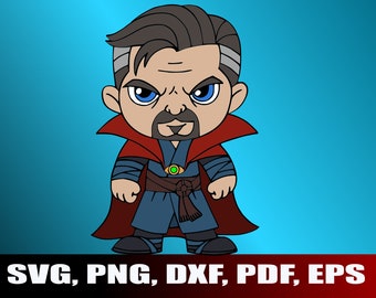 Doctor strange svg clip art, avengers cut file svg, doctor strange Svg // Png // Dxf // Pdf // Eps.