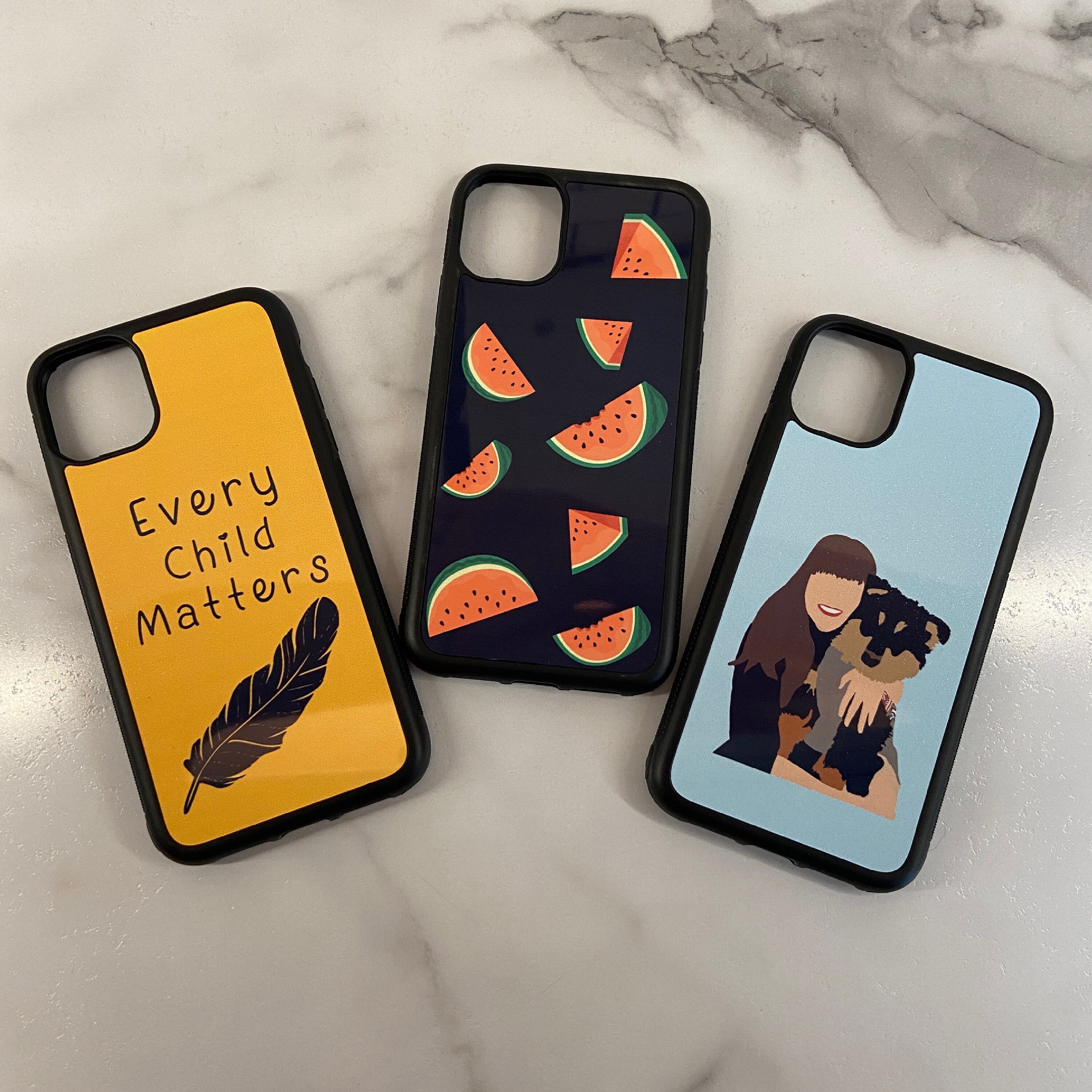 Custom Phone Cases With Rubber Bumper Etsy Canada
