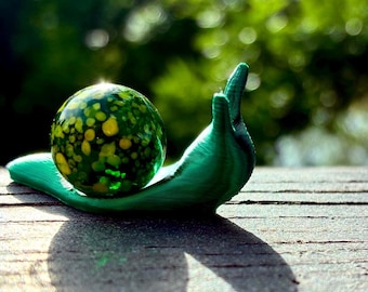 Dragon Snarble, snail and marble