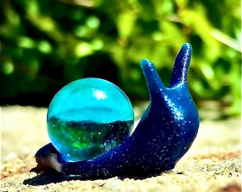 Tidepool Snarble, snail and marble