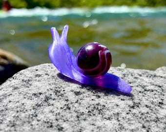 Original Violet Snarble, snail and marble