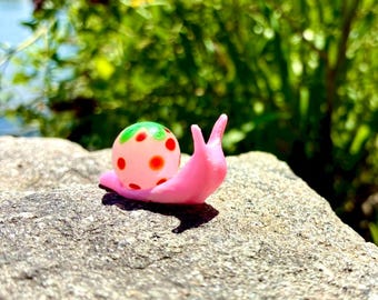 Berry Blossom Snarble, snail and marble