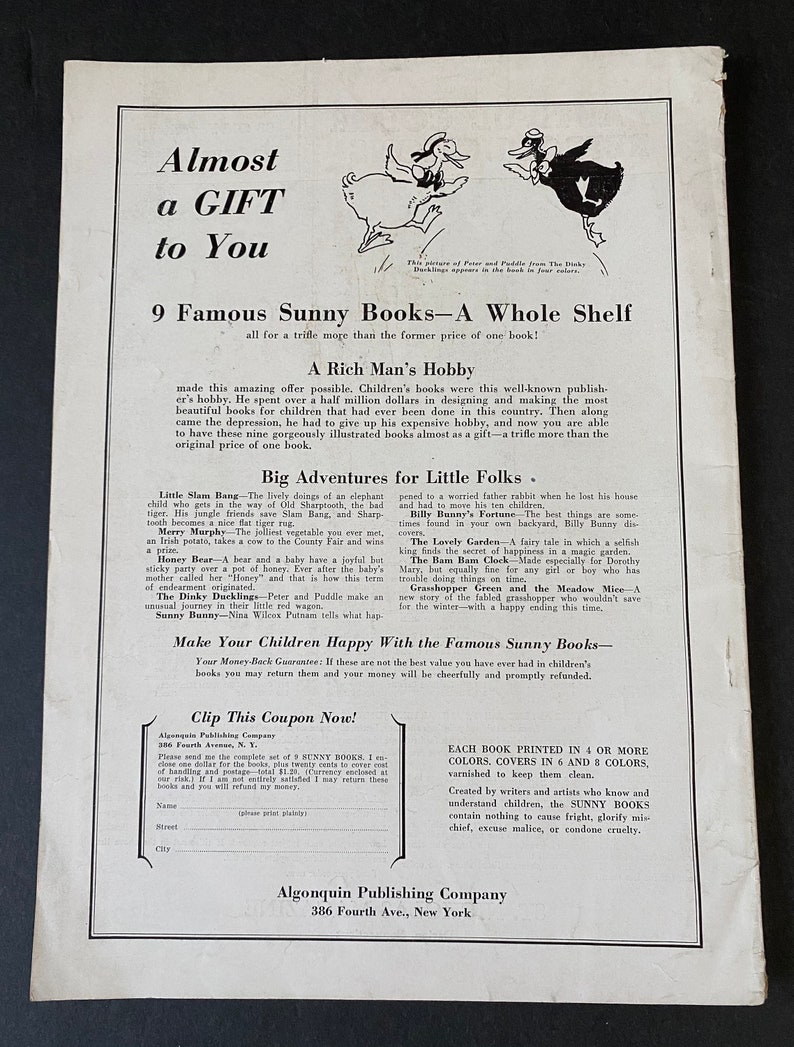 St. Nicholas Magazine March 1937 Issue Etsy