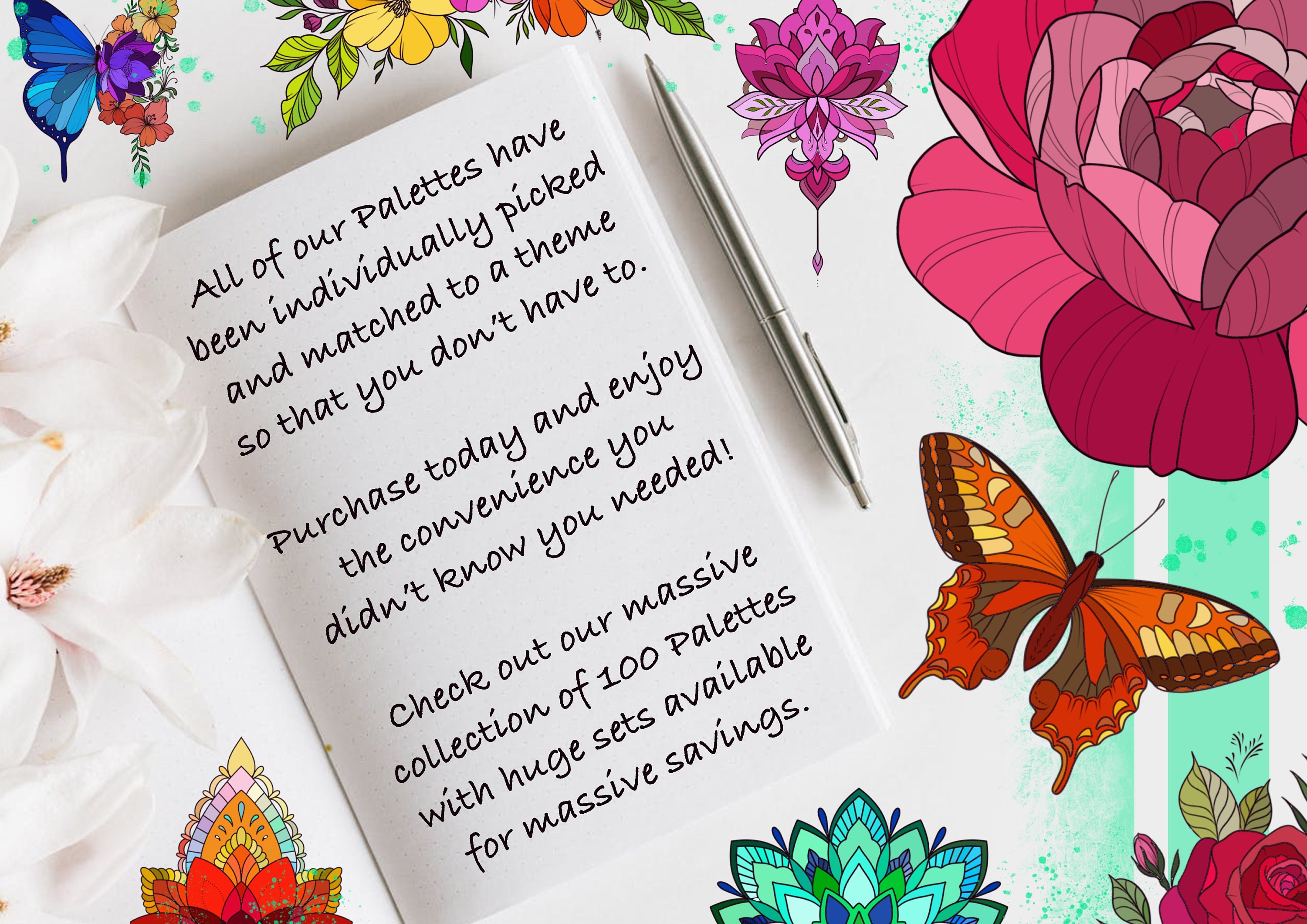 Huge Colour Set Bundle 2 With 33 Swatches - Procreate Colour Palettes ...