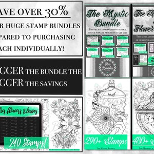 Mandala Dotwork Tattoos for Procreate - Procreate Stamps Ornate ...