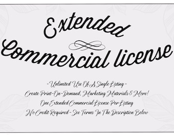 Extended COMMERCIAL LICENSE - Unlimited Use of One Listing - PR0 BRUSHES (see terms in description)