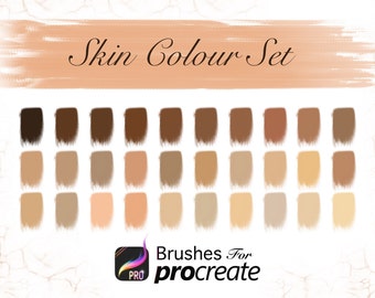 Skin Colour Set - Procreate Colour Palettes