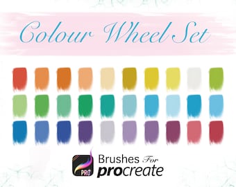 Colour Wheel Set - Procreate Colour Palettes