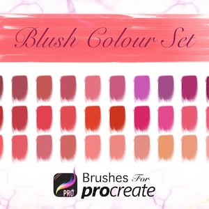 Blush Colour Set - Procreate Colour Palettes