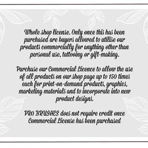 COMMERCIAL LICENSE Basic PR0 BRUSHES see terms in description image 2