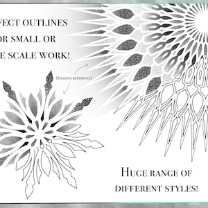 200 Dotwork Mandala Tattoo Stamps: Procreate Brush Set (PDF Guide) - Etsy