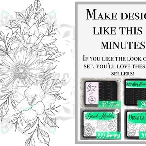 Mandala Dotwork Tattoos for Procreate - Procreate Stamps Ornate ...