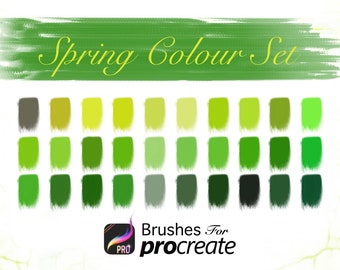 Leaves Palette - Spring Colour Set - Procreate Colour Palettes
