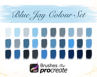 Blue Jay Colour Set - Procreate Colour Palettes